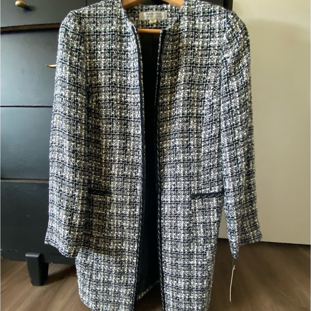 TAHARI NWT Women’s Longline Fit Wool Blend Jacket  🧥 Size 6